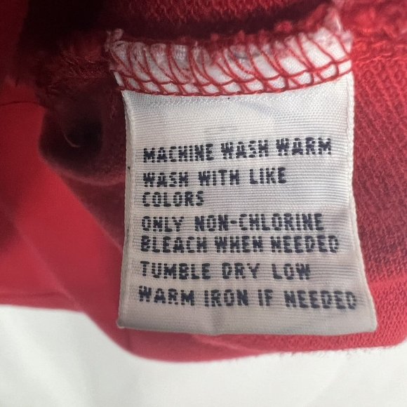 Ralph Lauren Polo Shirt Adult Large Red Cotton Golf Rugby Men L - Picture 7 of 11